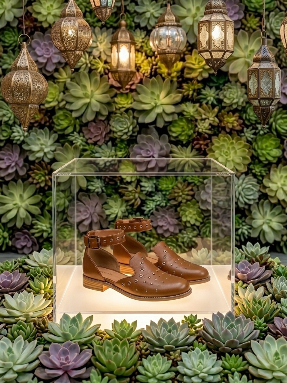 Lala Ikai Studded Leather Ankle Wrap
Flats/Sandals?